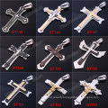 Hot Sale Stainless Steel Bible Cross Pendant Necklace, Stainless Steel Crucifix (st00000)